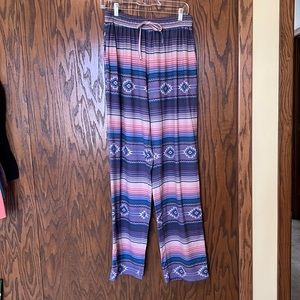 Cheekys brand purple serape lounge pants